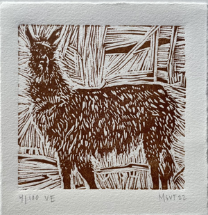 Maria Tratt - Linocut/Relief Print - Various Animals