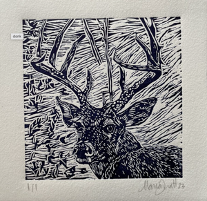 Maria Tratt - Linocut/Relief Print - Various Animals