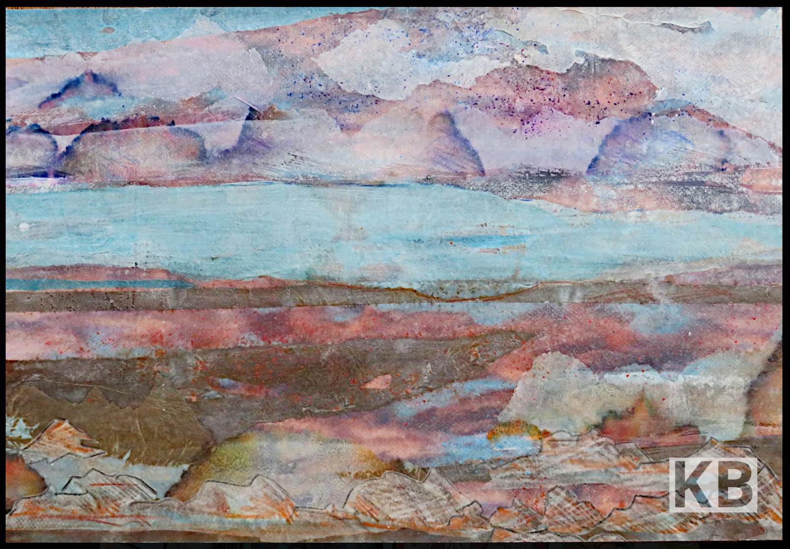 Kate Bridger - fabric art - Copper Beach
