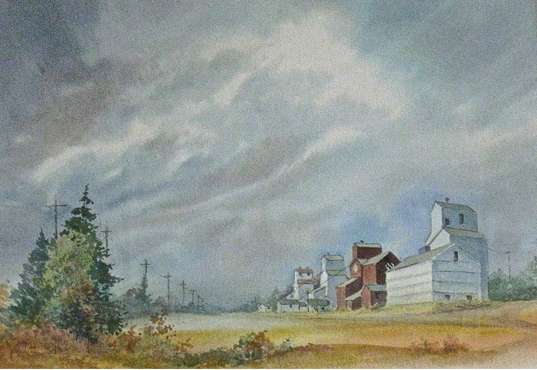 Pauline Pike - watercolour - Inglis Manitoba