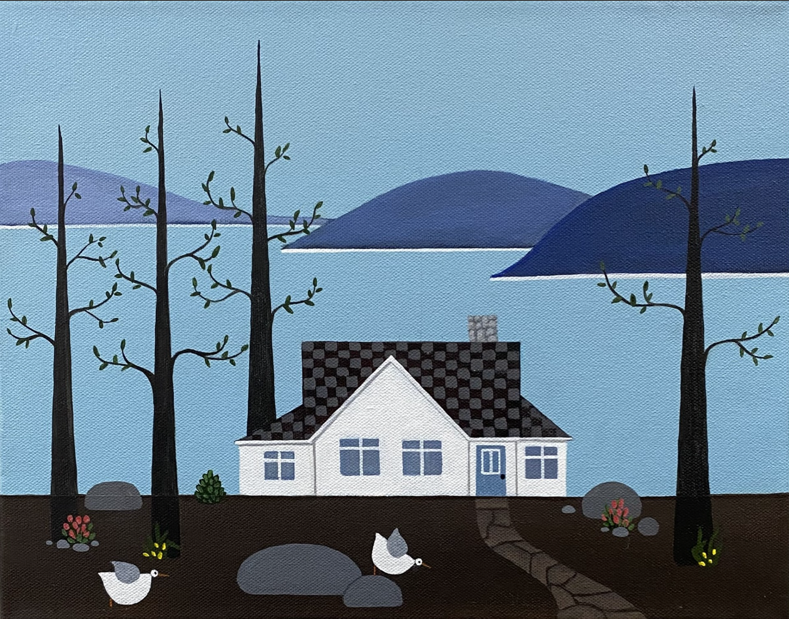 Janet Lawrence - painting - Water's Edge