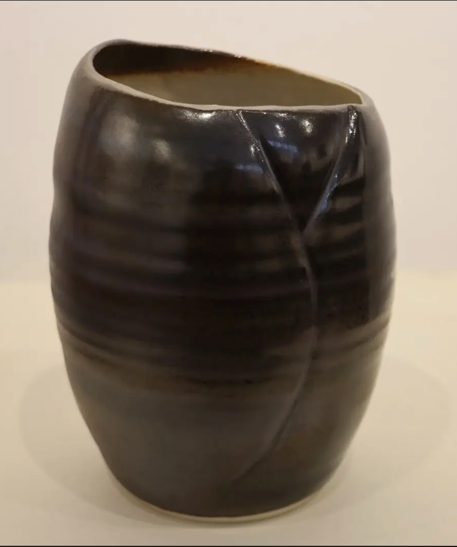 Heather Tobe - Ceramic - Black Vase