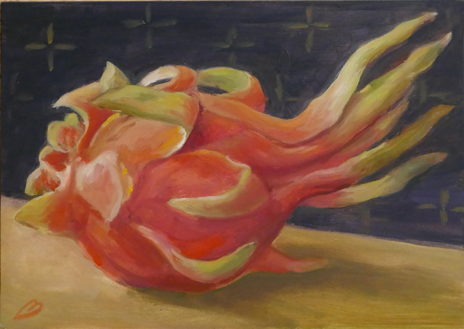 Leigh Buchanan - painting - Dragonfruit