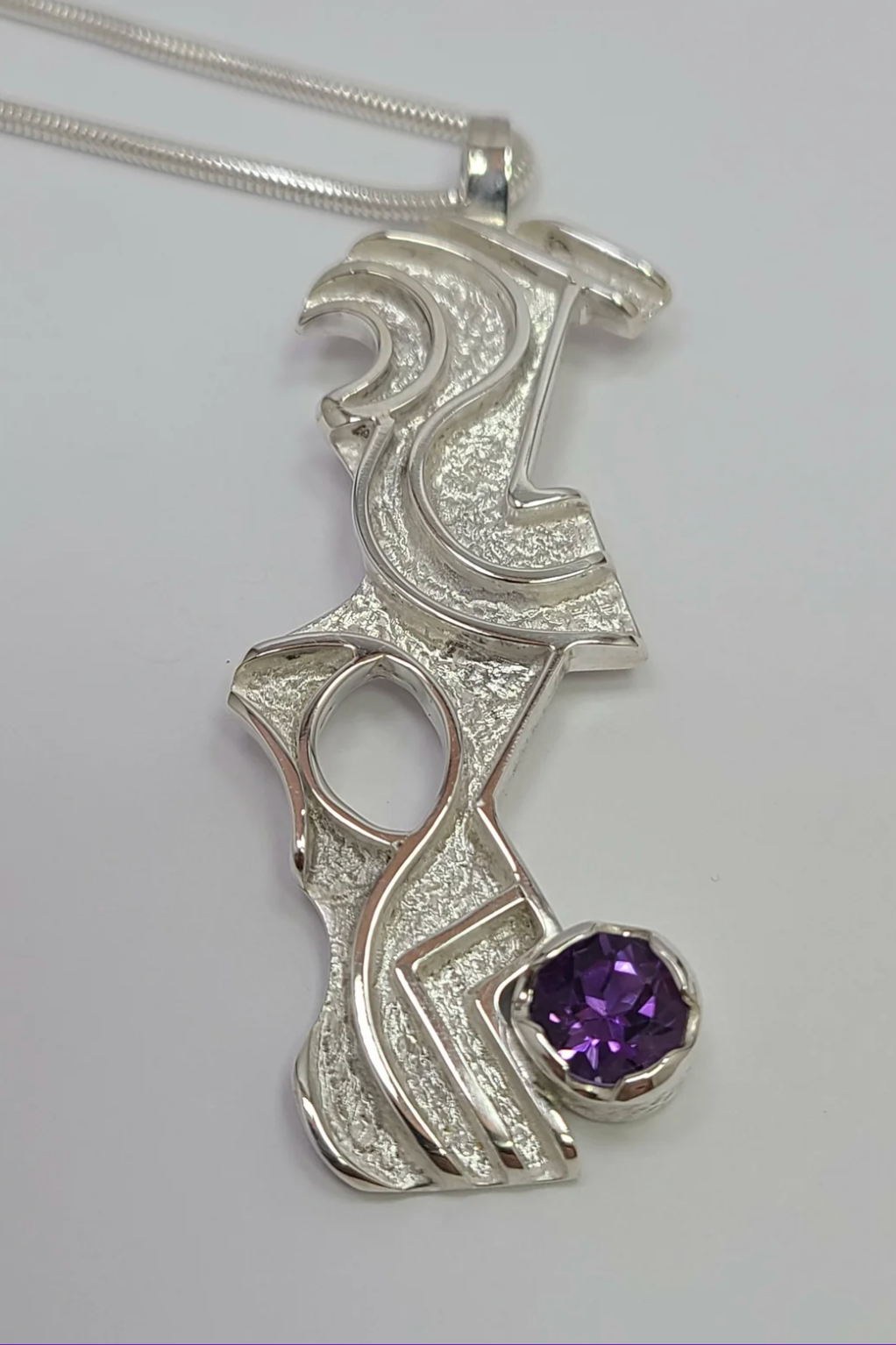 JVHaegen - Jewellery - Abstract Amethyst Pendant