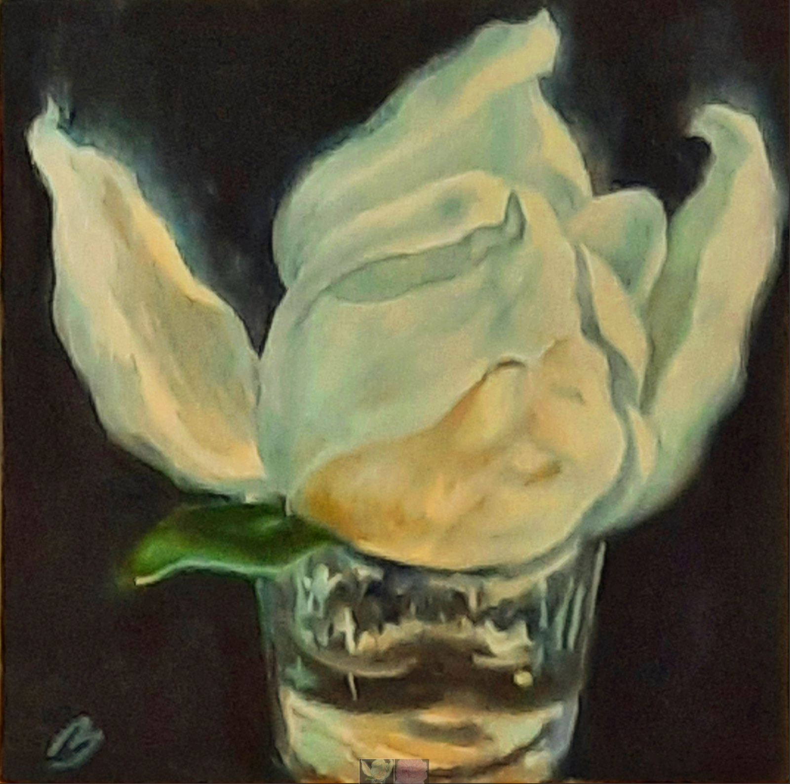 Leigh Buchanan - painting - Magnolia Hand