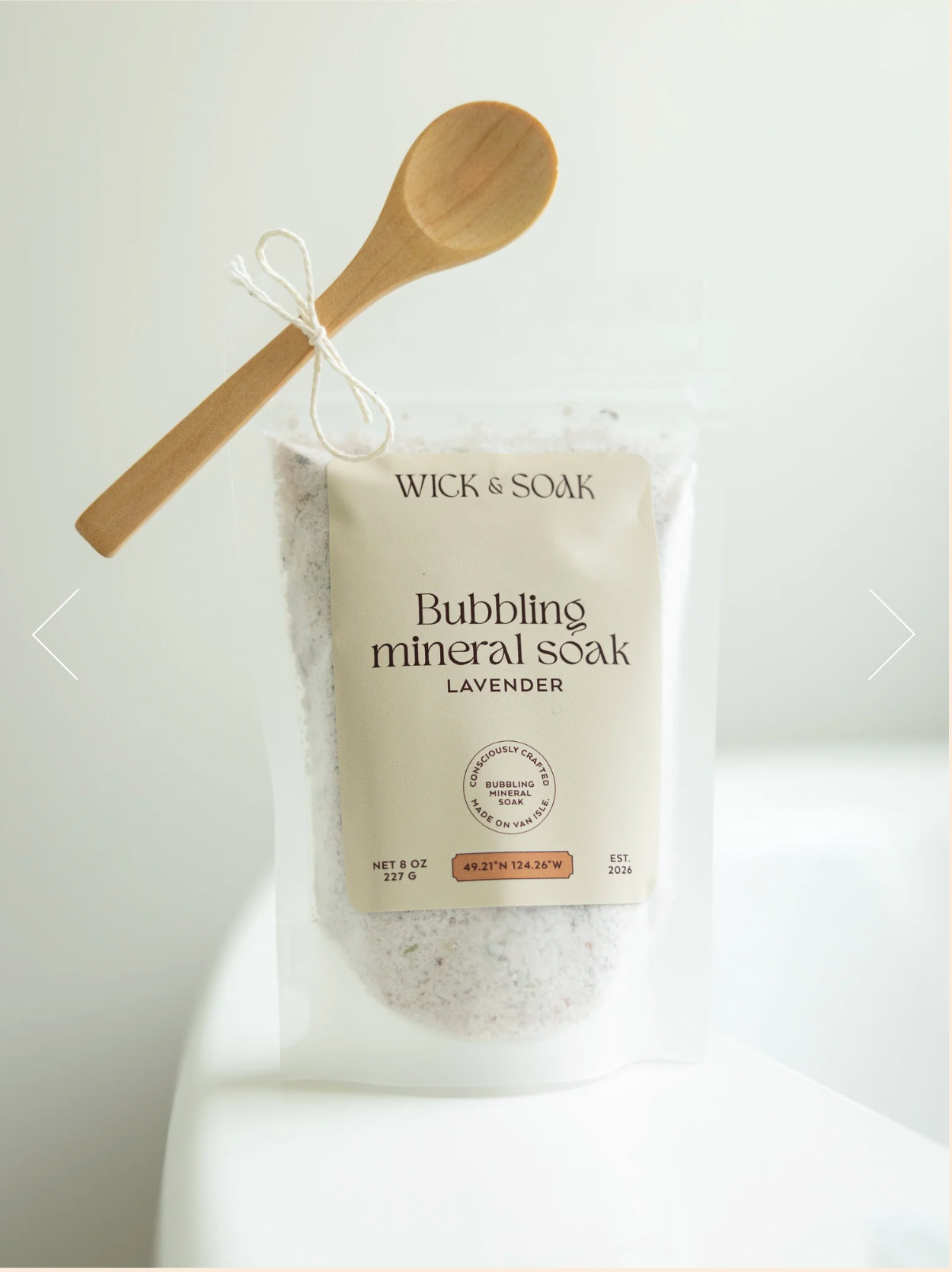 Wick & Soak - Bubbling Mineral Soaks - Lavendar