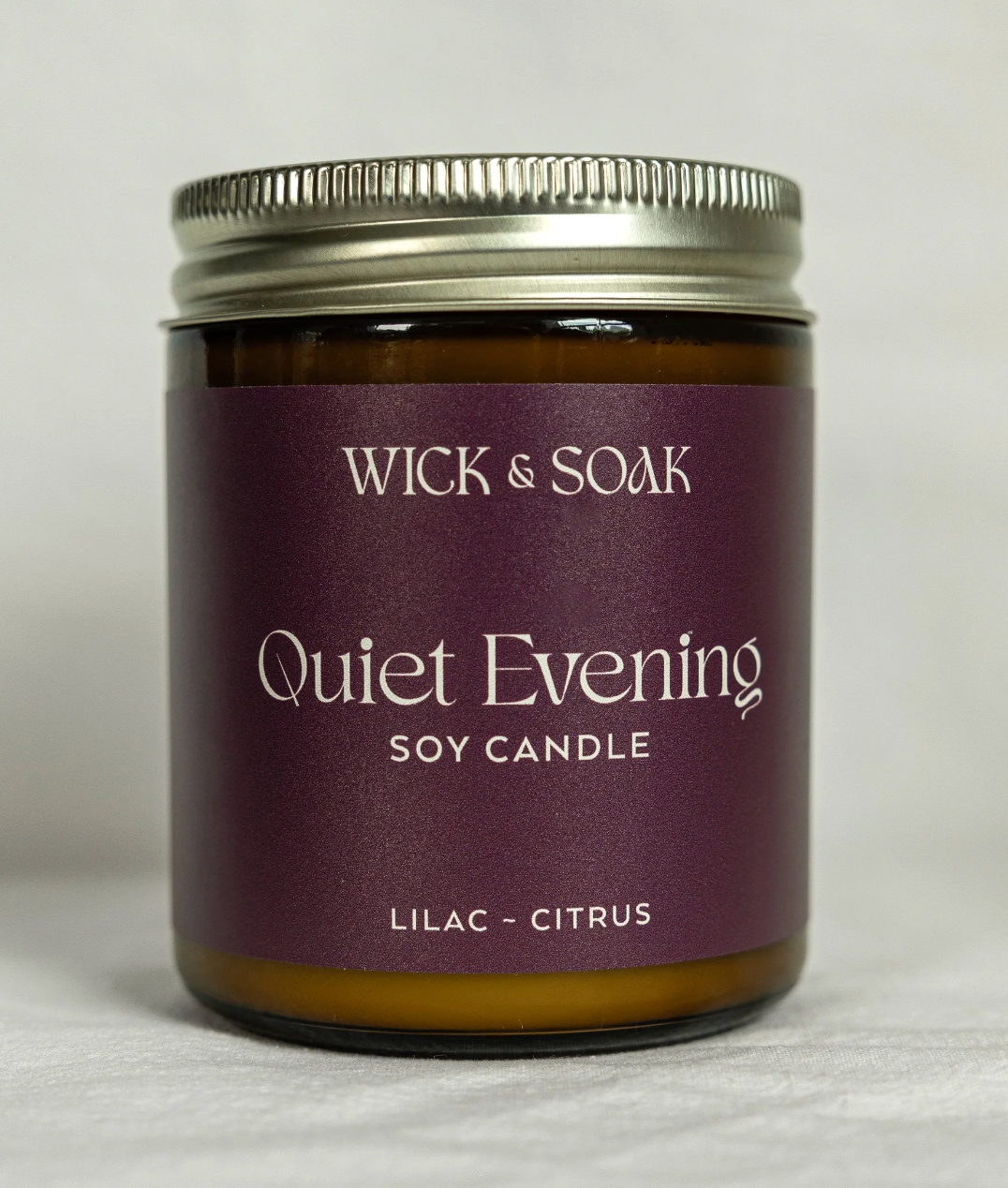 Wick & Soak - Soy Candles - Quiet Evenings