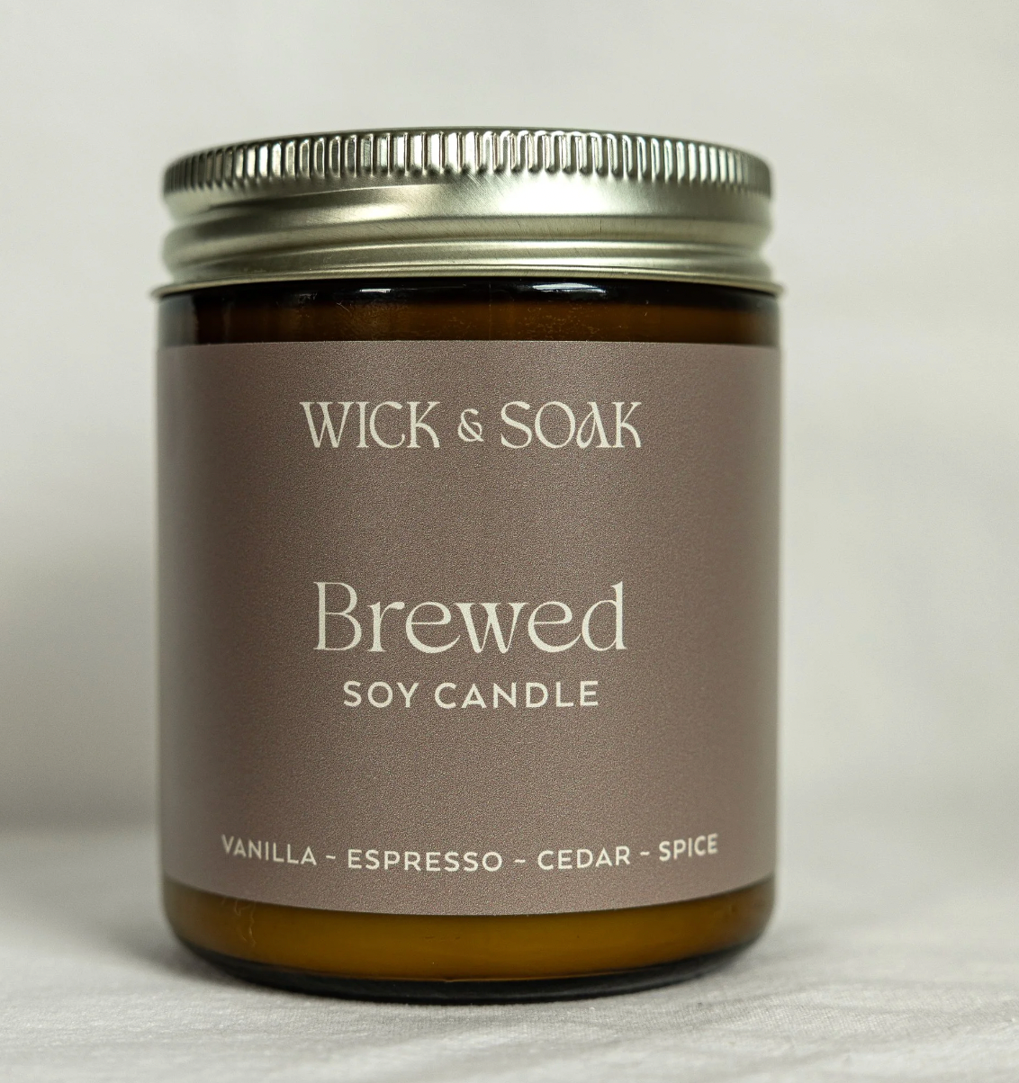 Wick & Soak - Soy Candles - Brewed