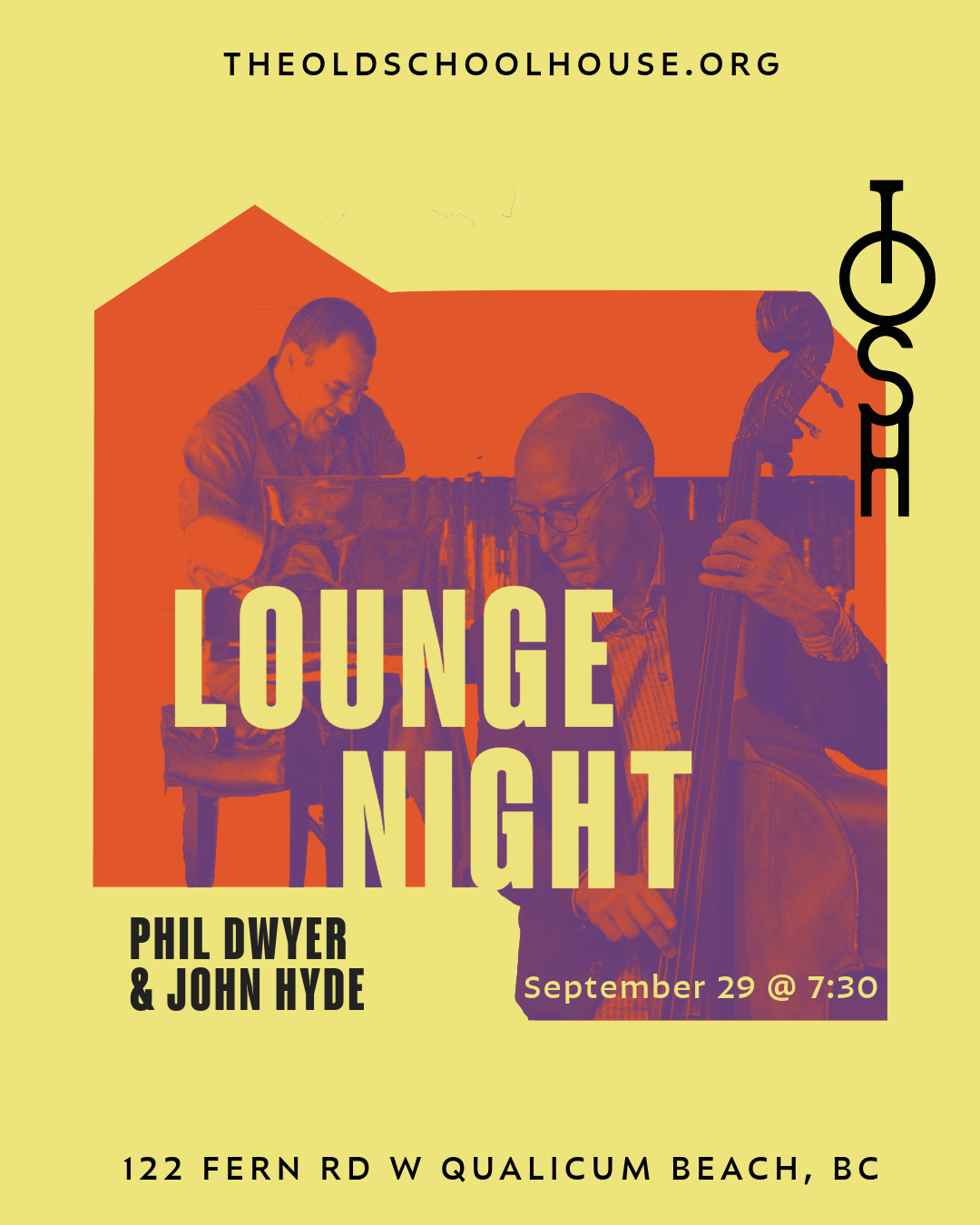 September 29, 2023 Lounge Night with  Phil Dwyer with John Hyde