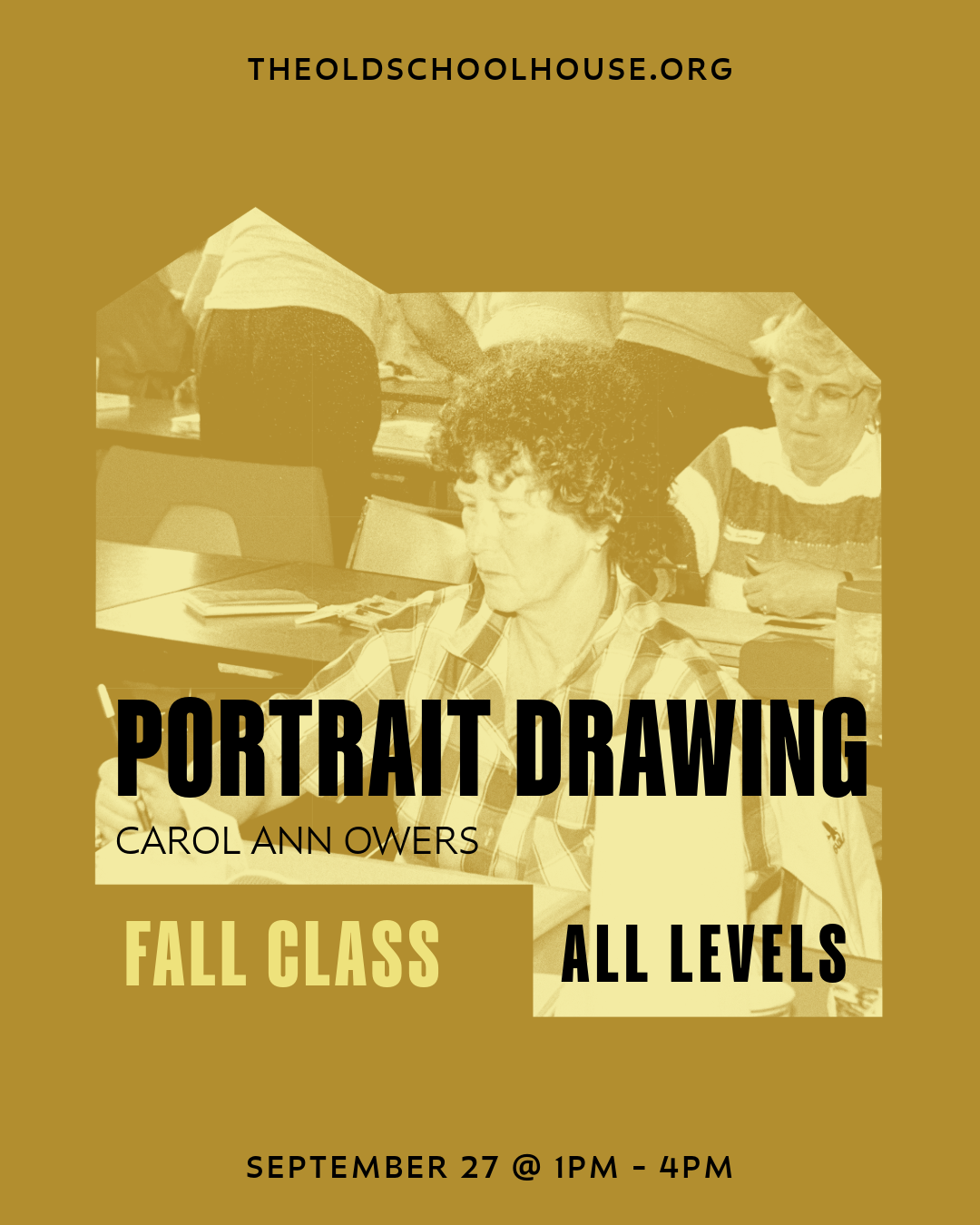 Portrait Drawing | Carol Ann Owers | Sept 27th, 2024 | 10am - 3pm