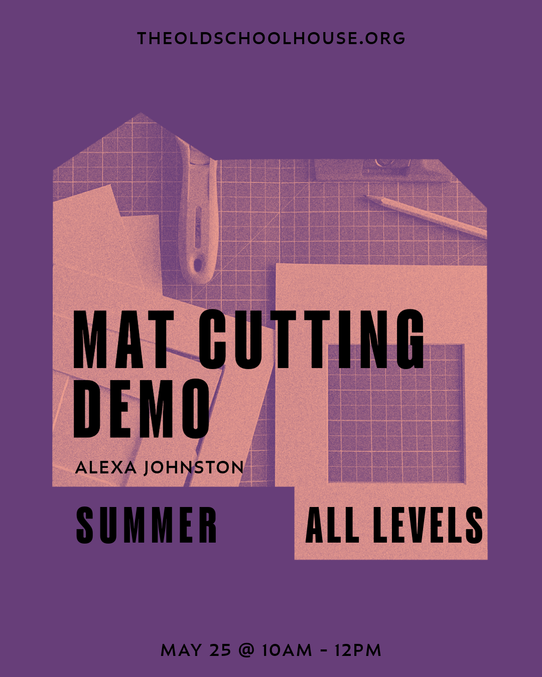 Mat Cutting Demo | Alexa Johnston | May 25th, 2024 | 10am - 12pm