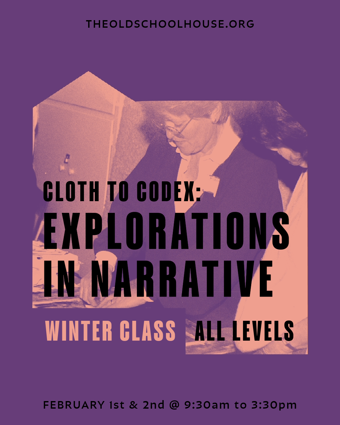 Cloth to Codex Explorations in Narrative | Books and Folios with Susan Purney Mark - Feb 1 and 2, 2024, 9:30-3:30