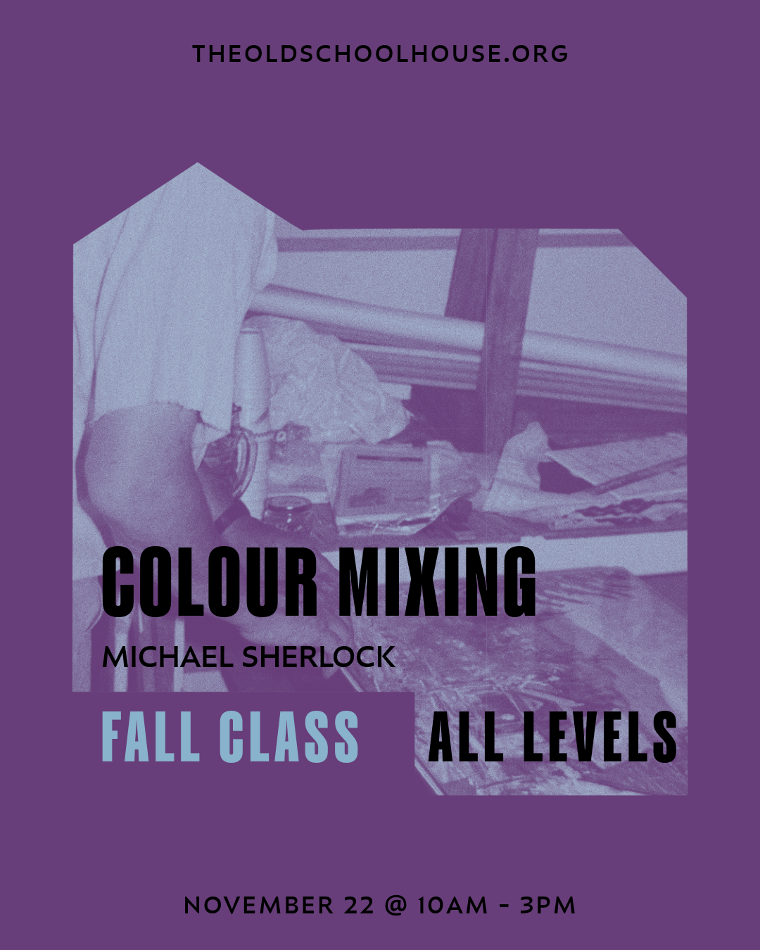 Colour Mixing with Michael Sherlock | Nov 22, 2024 10am -3pm