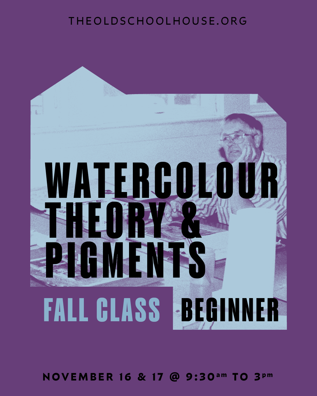 Watercolour | Colour Theory and Pigments | Ionne McCauley  November 16th and 17th,  9:30am-3pm, 2023