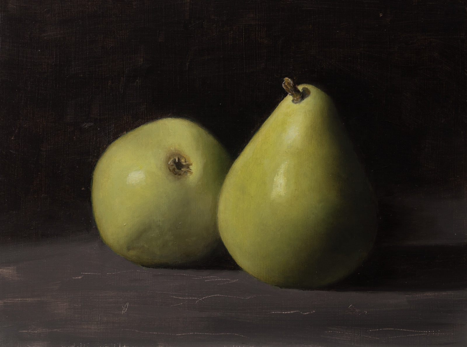 Christopher Fox - painting - Anjou Pears