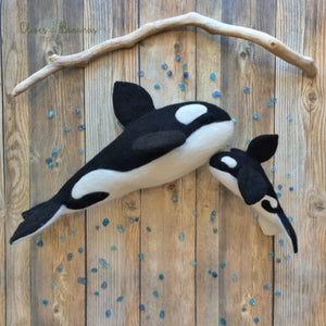 Needle Felted Orca – Sculptural Wool Felting | Amy Vervoort | January 22, 29, 2025 | 9:30am to 12:30pm