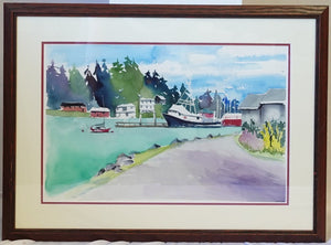 Carol-Ann Almquist - watercolour - the bluff