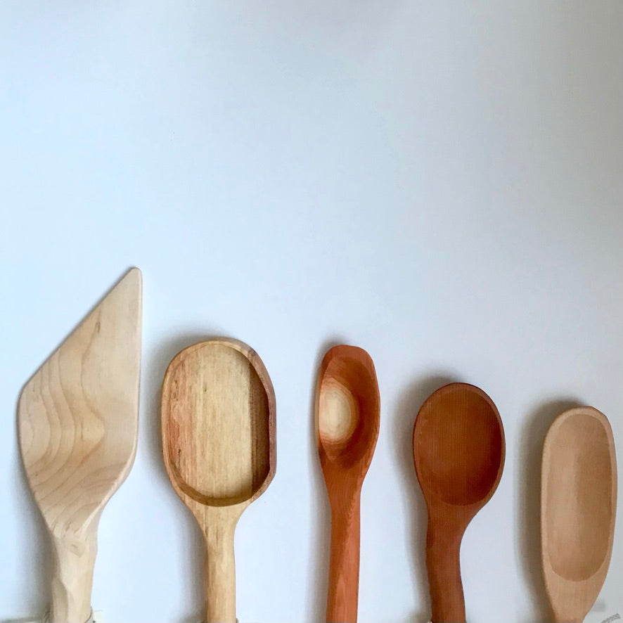 Bill Pukesh - wood - Medium Spoons (assorted)
