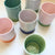 Linda Lewis - Ceramic Cups - Two-tone colours