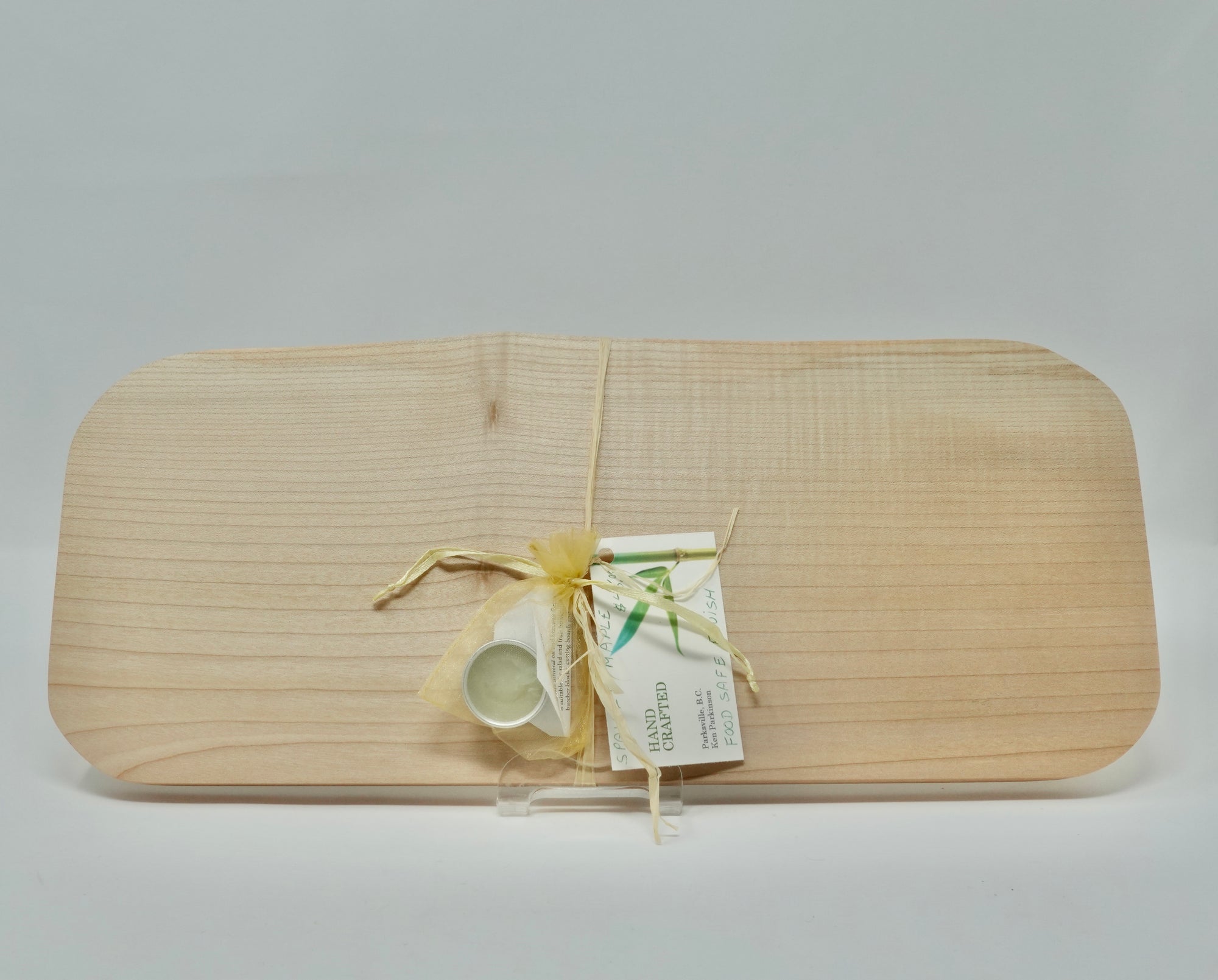Ken Parkinson - Spalted Maple Cheese Board 17"x7"