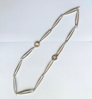 Peggy Logan - jewellery - Sterling Silver Dogbane necklace