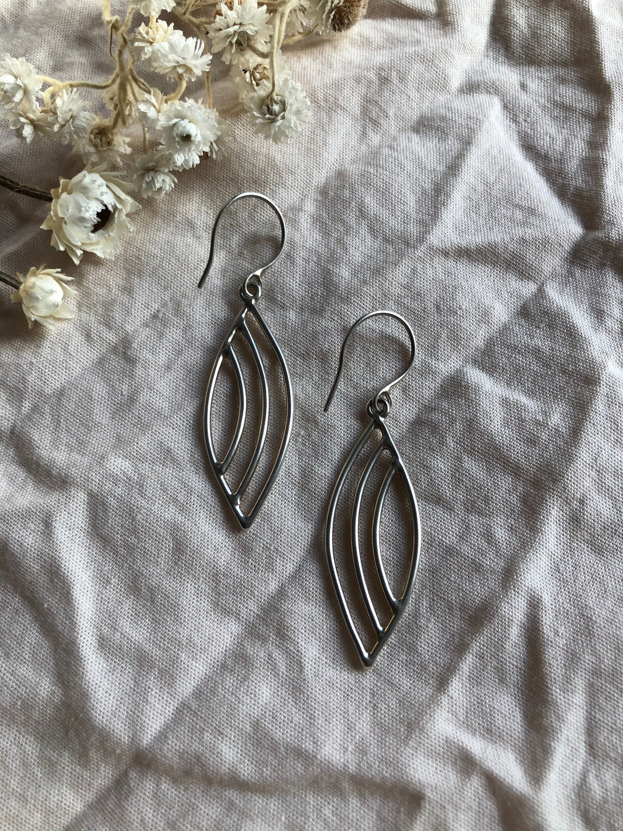 Mellow Moon Jewelry: Silver Seed earrings