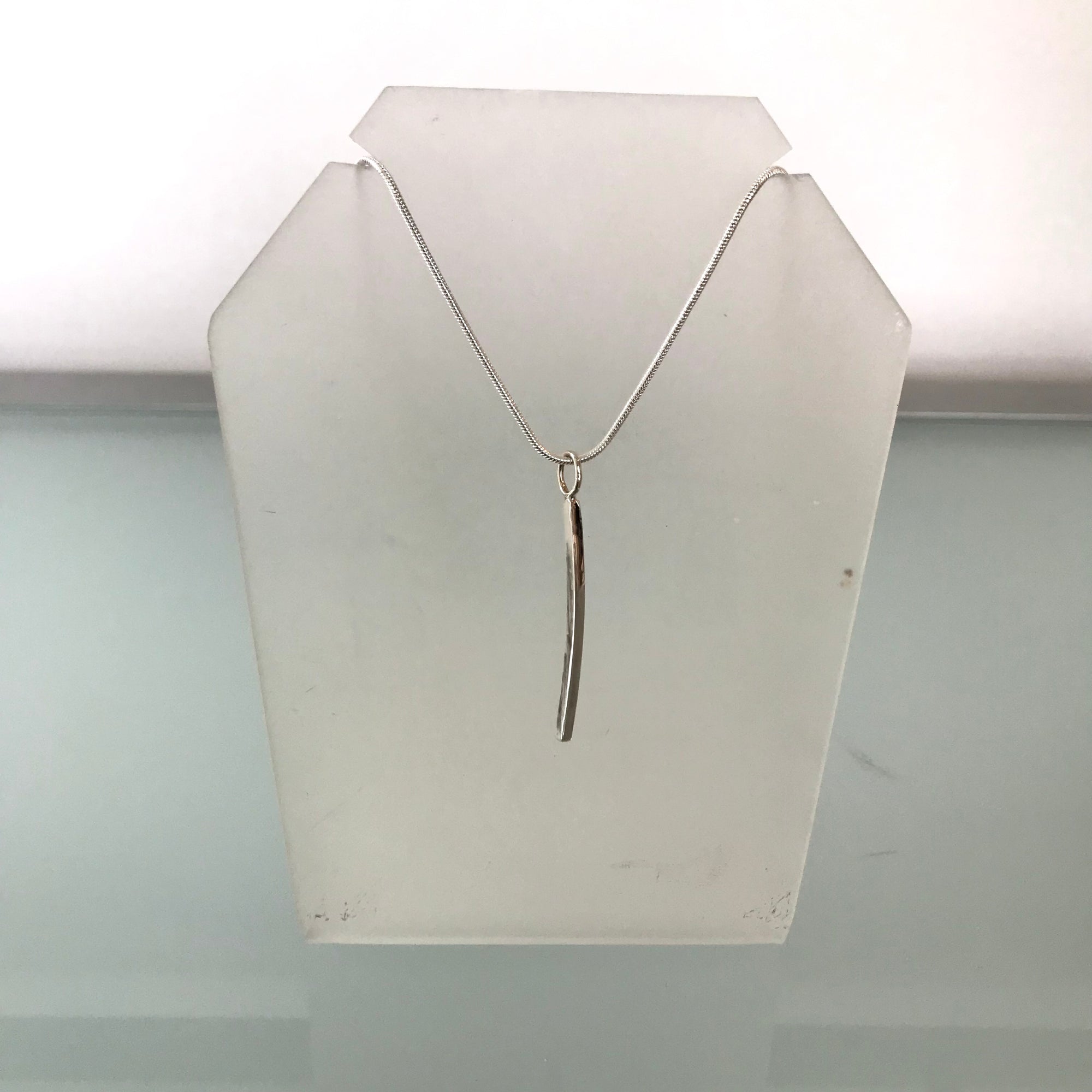 Jonathan Rout -  Necklace - Silver Bar