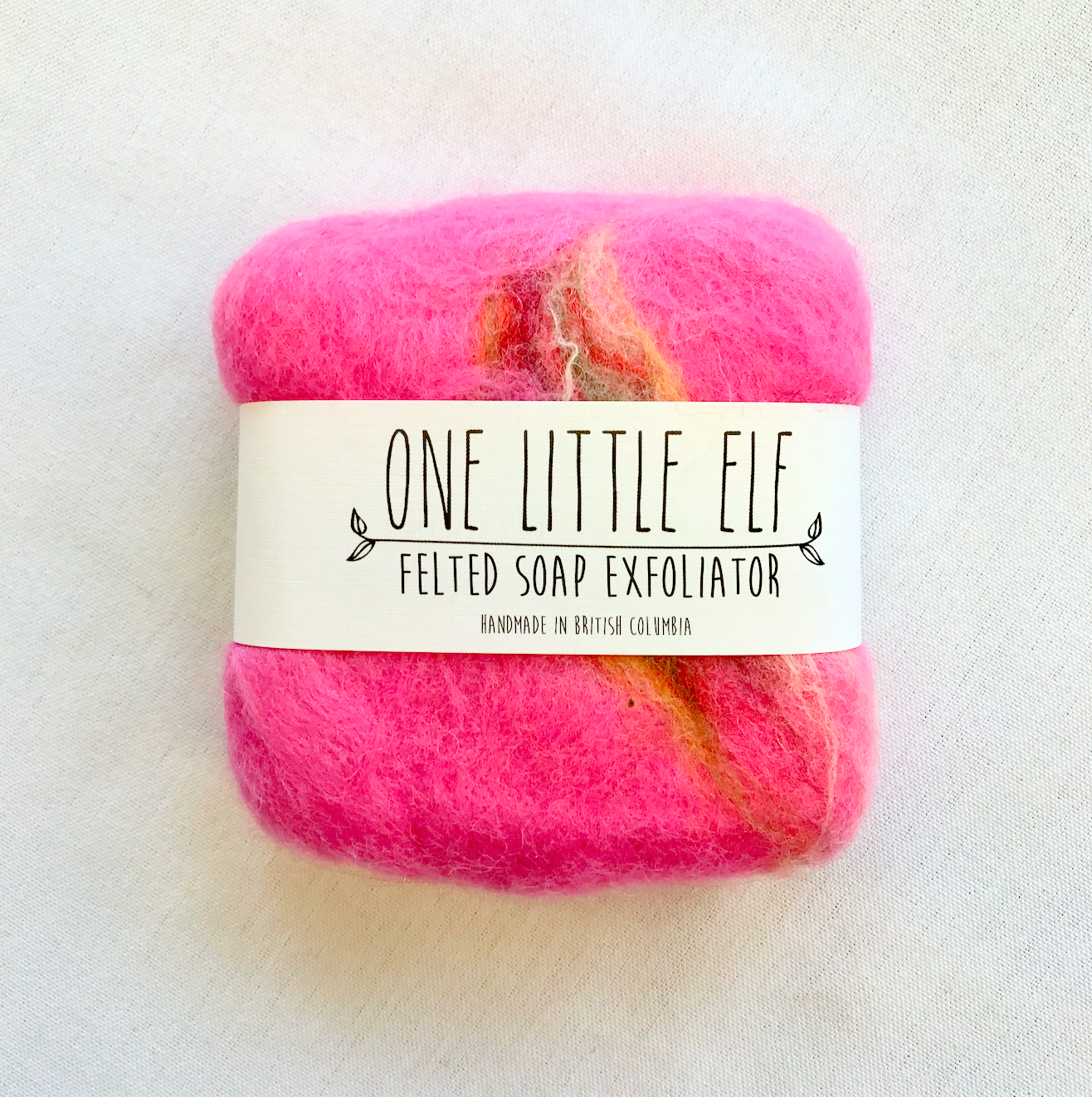 One Little Elf - felted soap -  Assorted Large