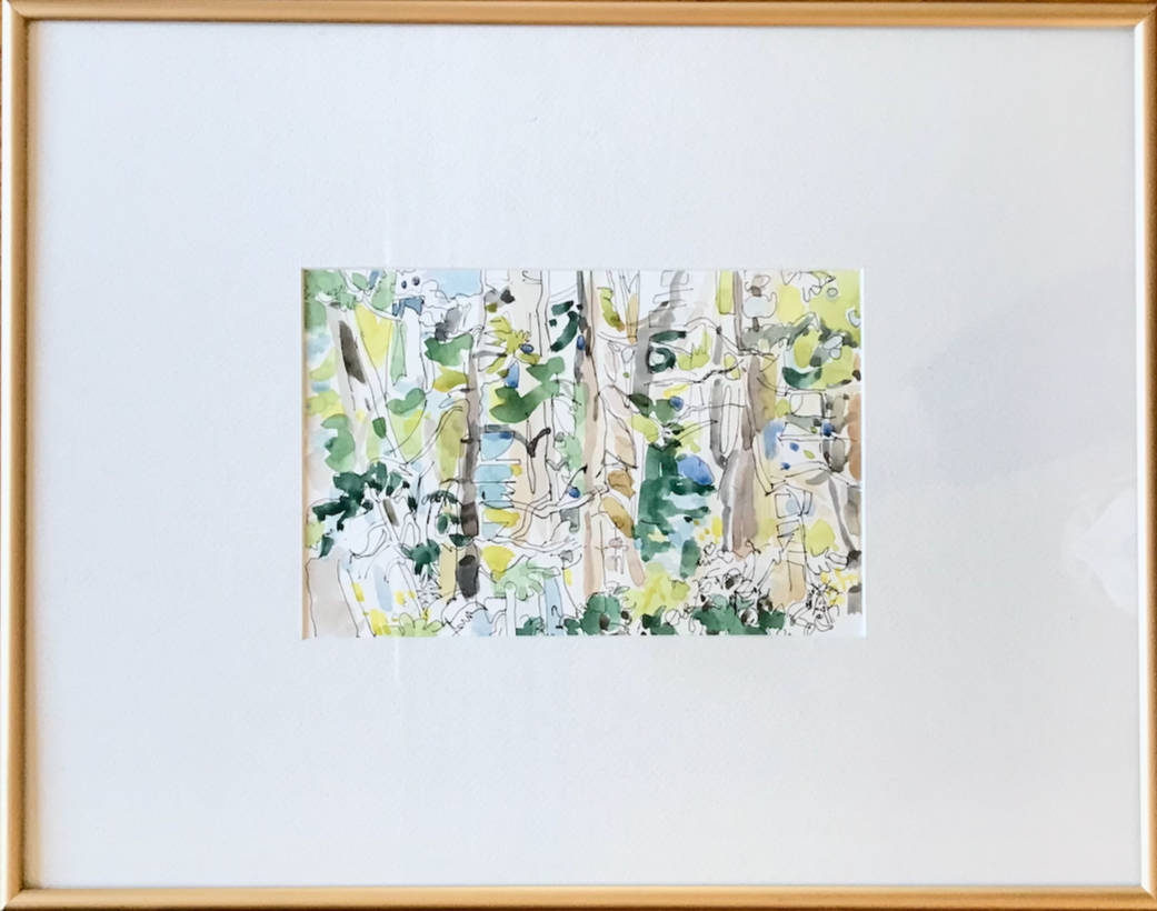 Catherine Fraser - painting - Forest Splendor