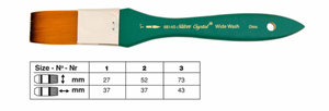 Silver Brush - Crystal Wide Wash Brush