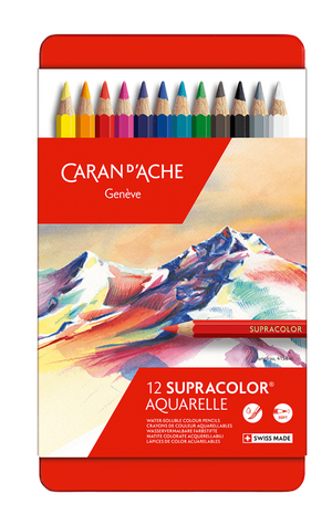 Caran D'Ache -  Supracolor Pencils 12