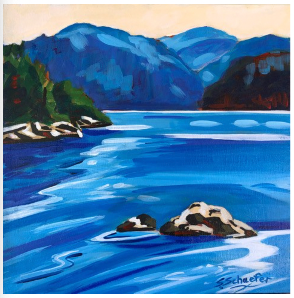 Susan Schaefer - painting - Waterways 2