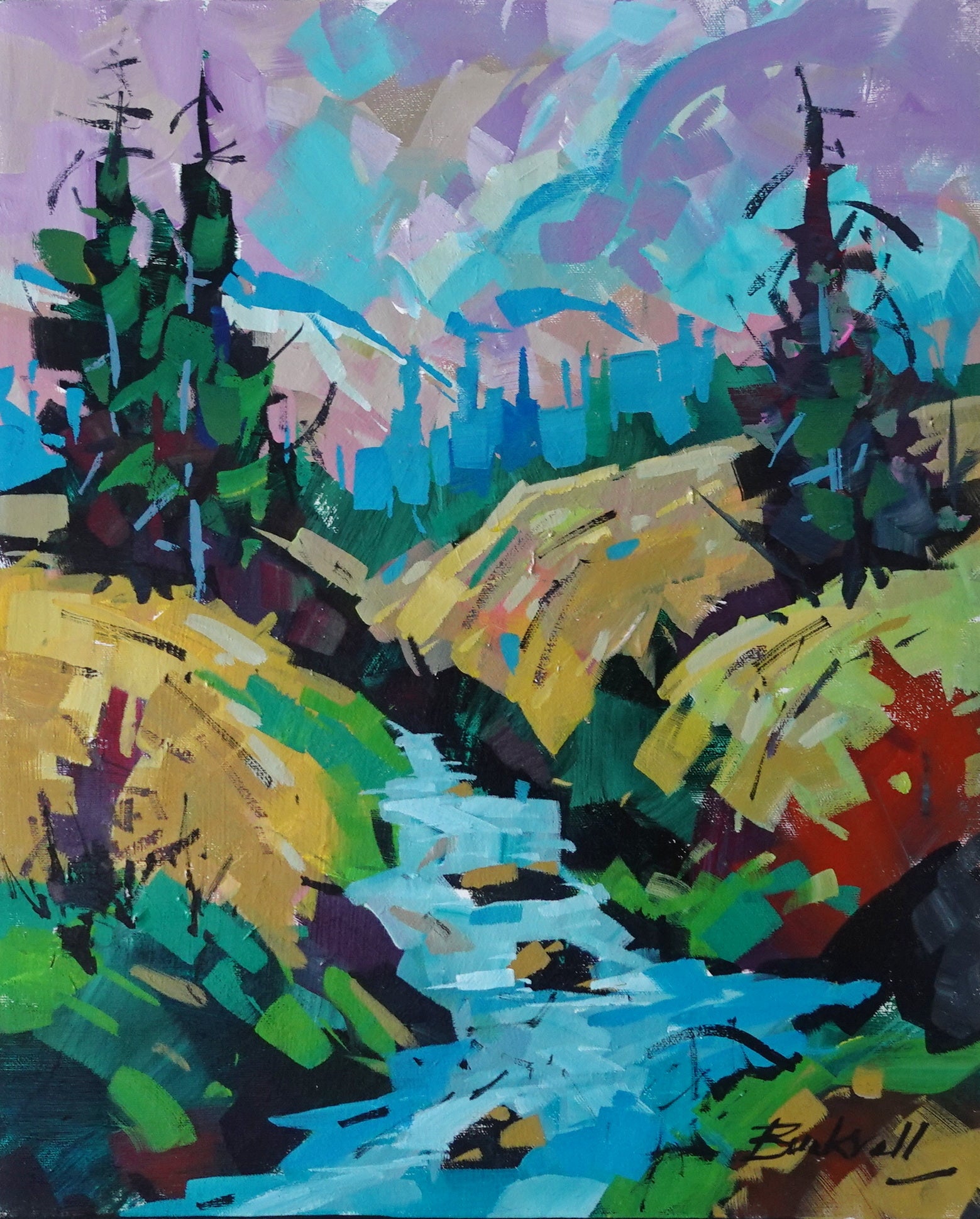 Brian Buckrell - painting - Strathcona Dreaming