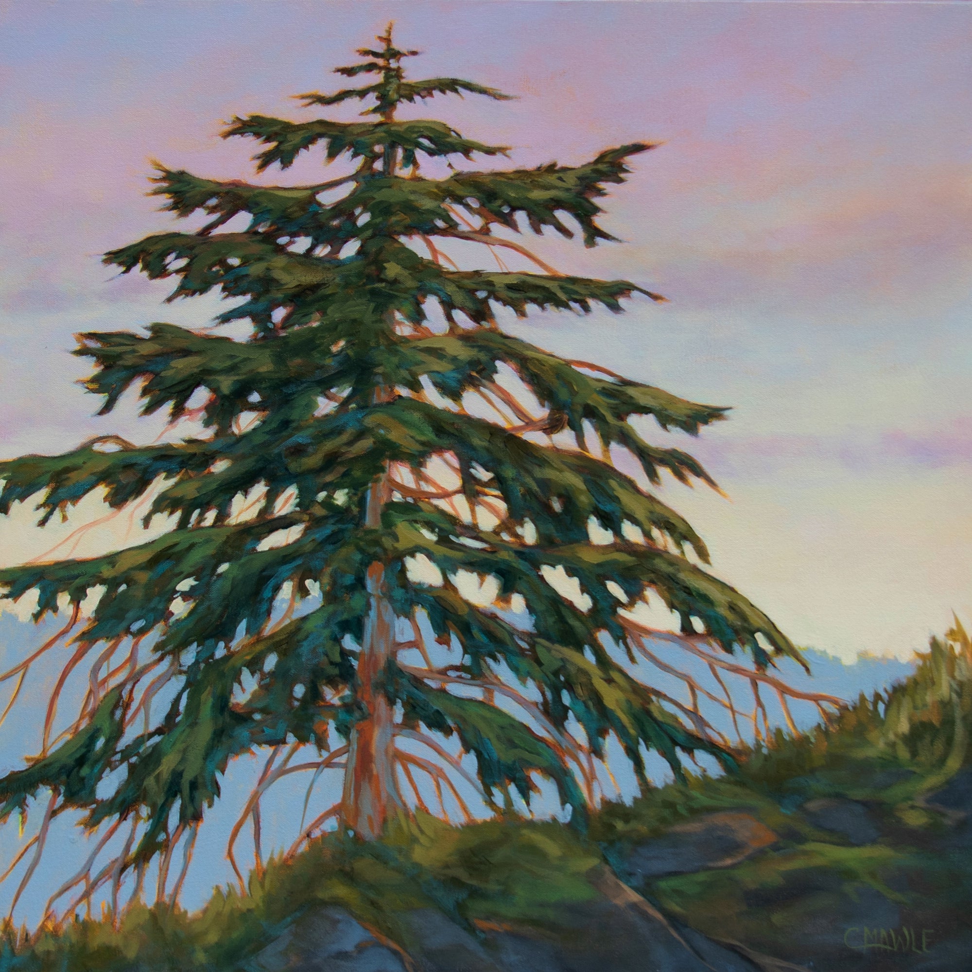 Cindy Mawle - painting - Brink of Dawn